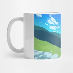 Blue Sky Ben Nevis Munro Mountain Mug